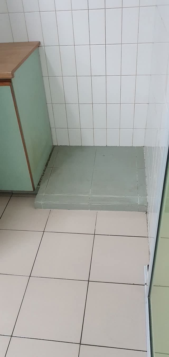 Laundry area cleaning result
