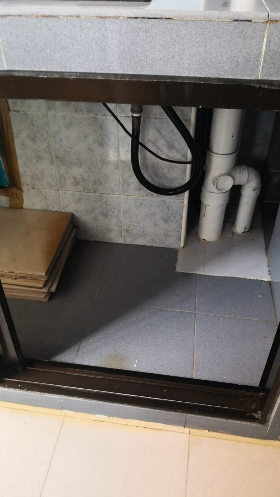 Cabinet and under-sink cleaning result